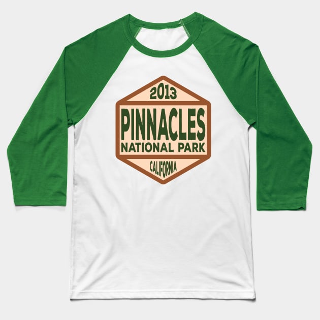 Pinnacles National Park badge Baseball T-Shirt by nylebuss